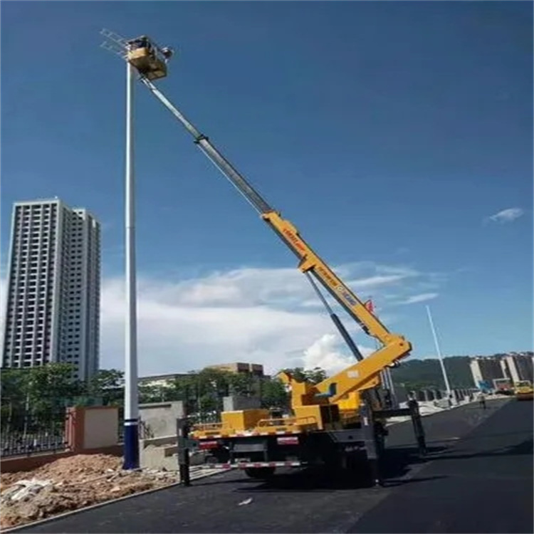 嘉善县维修路灯的曲臂升降车出租