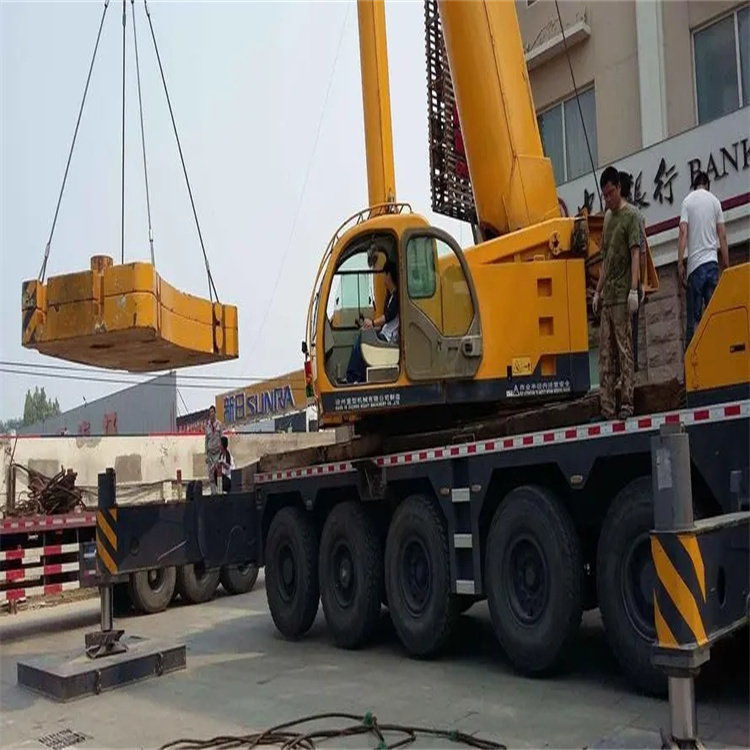 嘉善县当地吊车出租|机器吊装|75吨|工厂搬迁服务